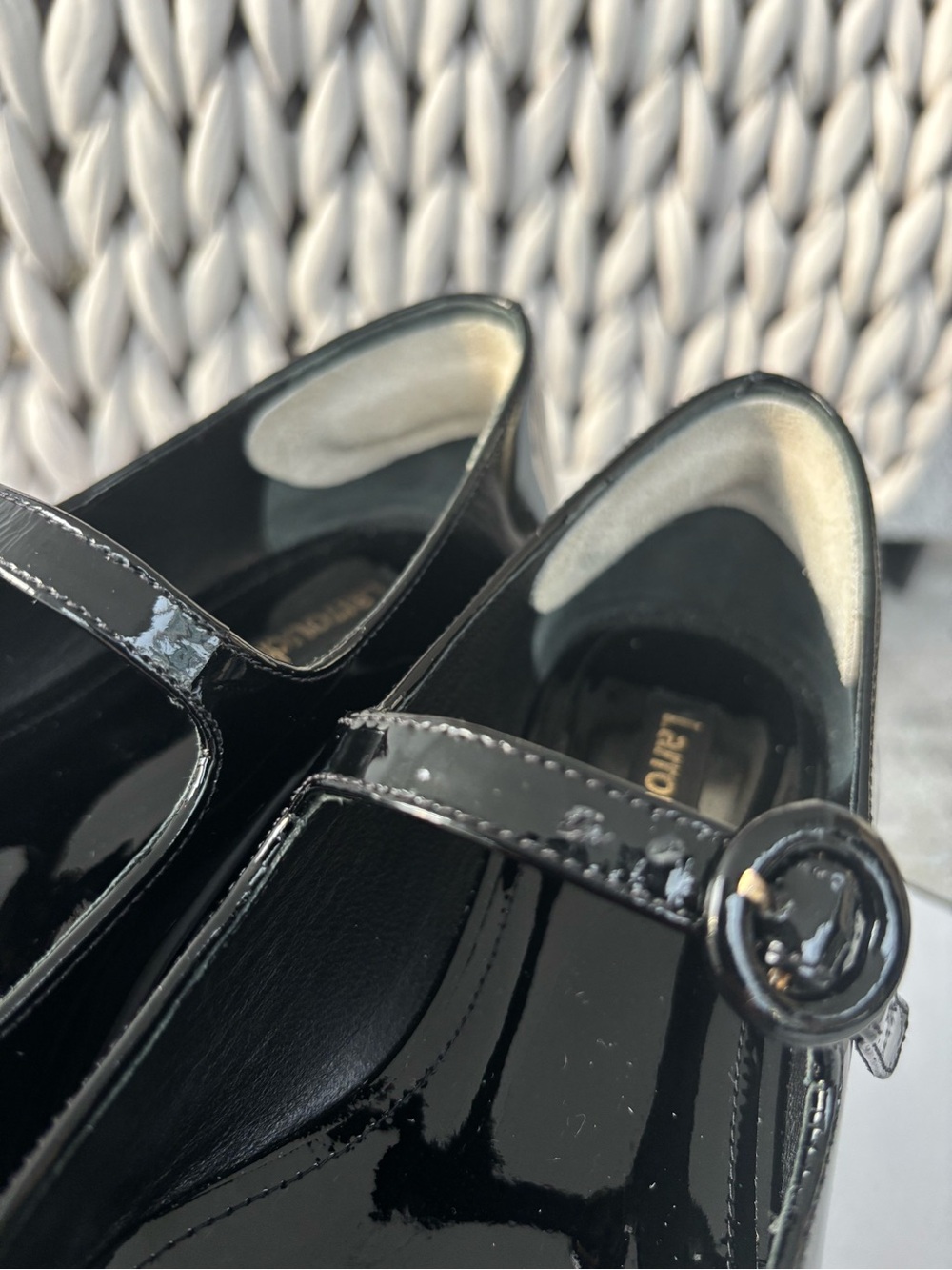 New In Box - Larroude Blair Flatform Mary Janes Size 7 - Picture 7 of 13